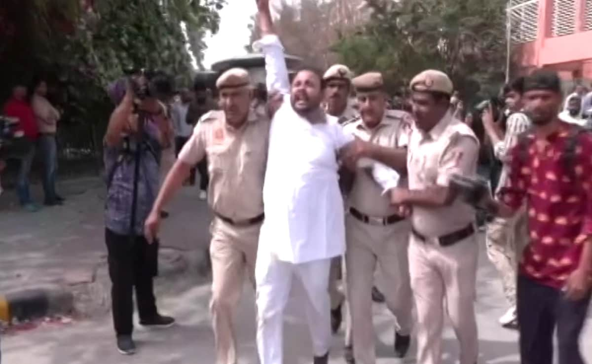 Video: Several AAP Members Detained As Cops Deny Permission To Protest