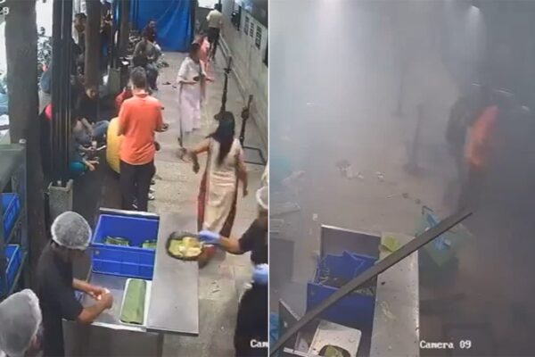 On CCTV, Moment Explosion Hit Popular Bengaluru Cafe