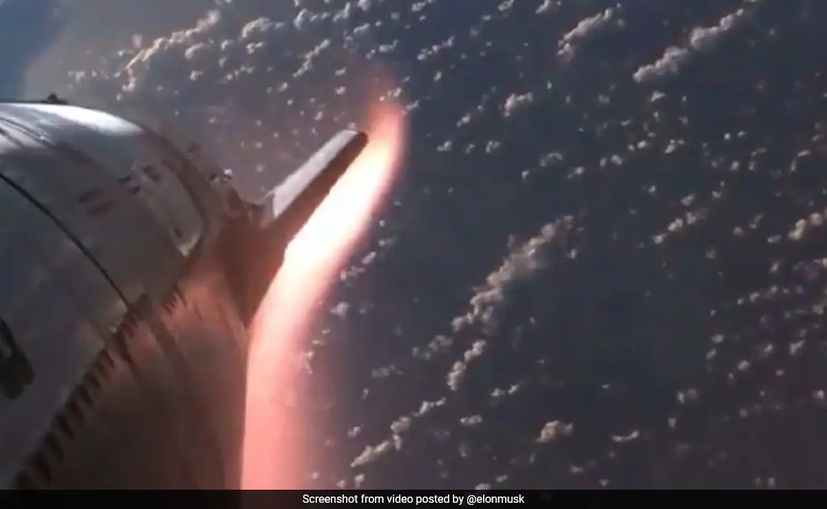 Watch: Starship's Stunning Return To Earth Moments Before It Was "Lost"