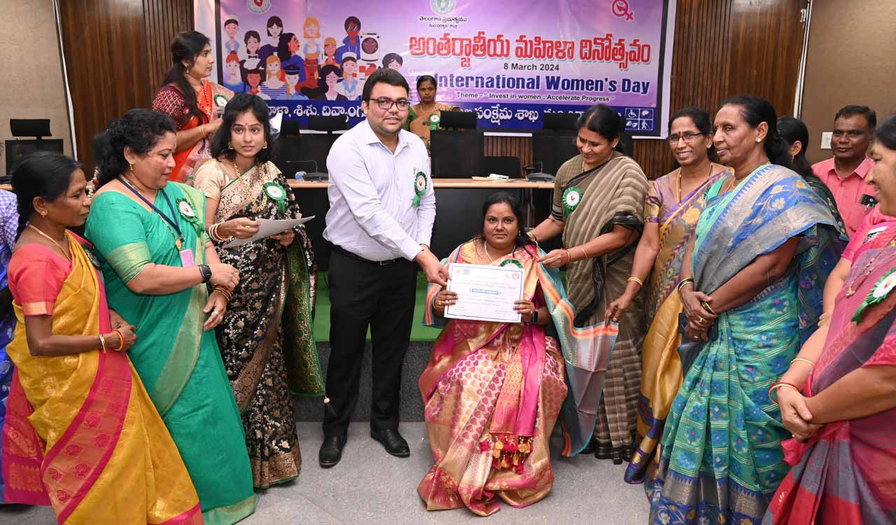 International Women’s Day celebrated on colorful note in Mancherial