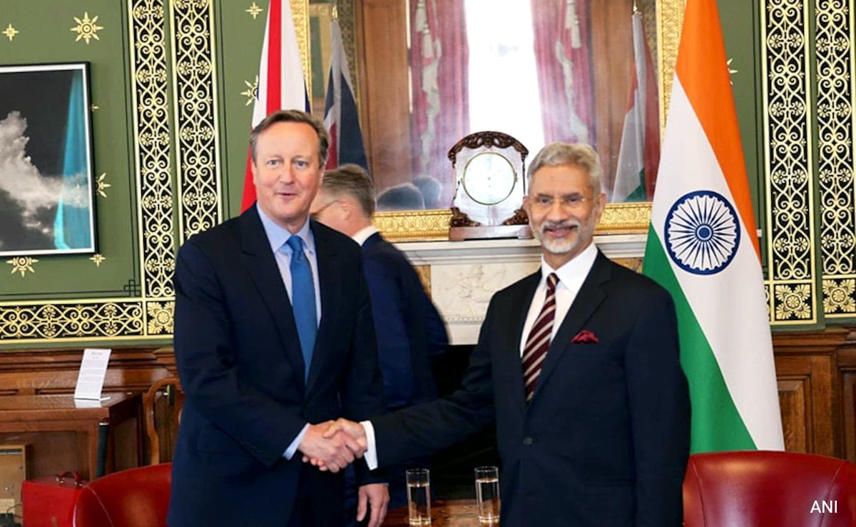 S Jaishankar Speaks To UK Foreign Minister, Discusses Israel-Iran Tensions