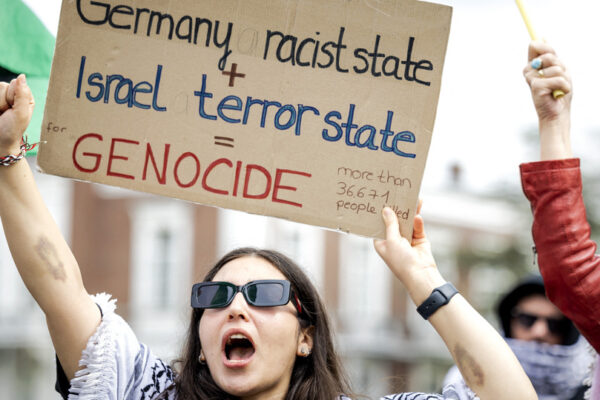 German chancellor under pressure to stop arming Israel