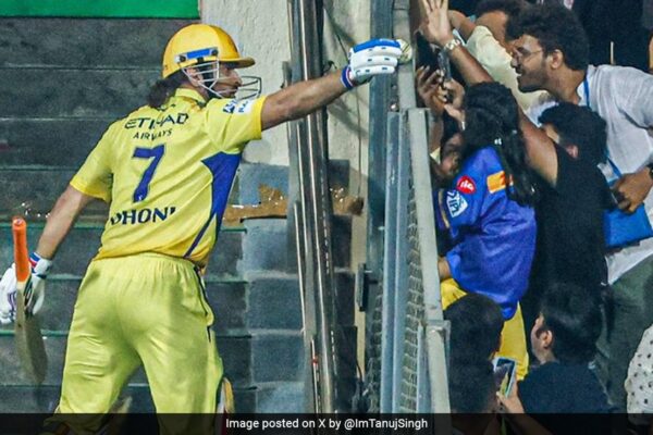 Watch: After Hat-Trick Of 6s, Dhoni's Gesture For Fan Clean Bowls Internet