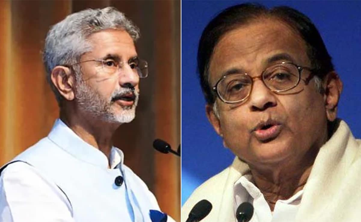 P Chidambaram's "Somersault" Jab At S Jaishankar Amid Katchatheevu Row