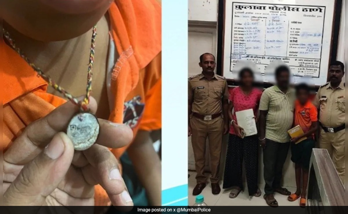 Mentally Challenged Boy Reunites With Parents Due To Pendant With QR Code