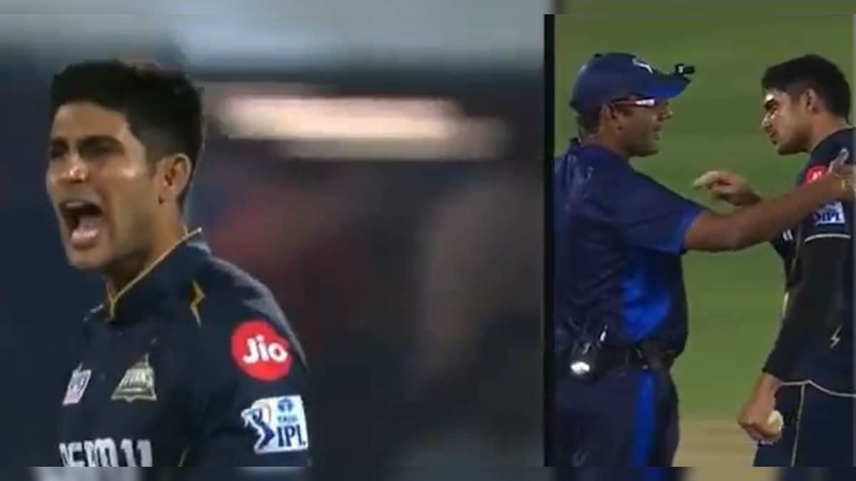 Watch: Gill Miffed With Umpire During RR vs GT Game. Here's The Reason