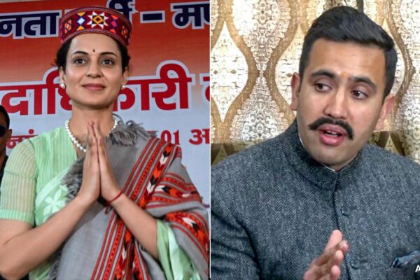 Congress Fields Virbhadra Singh's Son Against Kangana Ranaut In Himachal