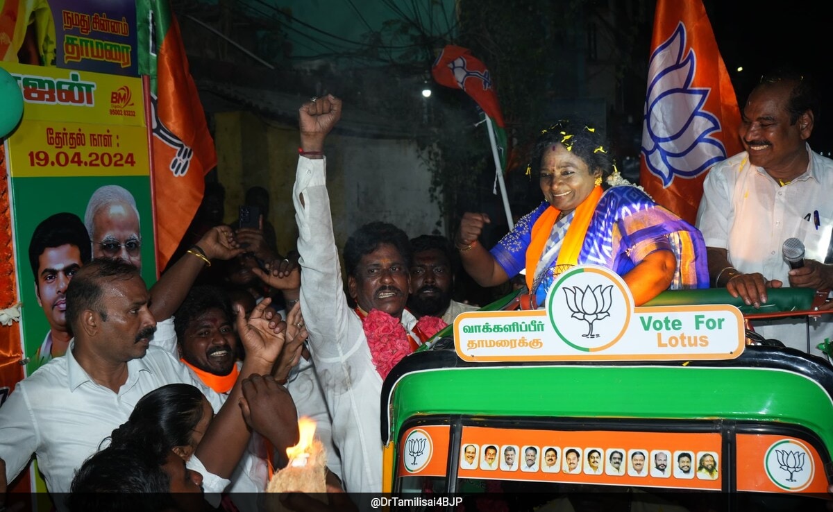 BJP's Tamilisai Soundararajan, A Doctor, On Treatment For South Chennai