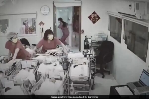 Video: Taiwan Nurses Rush to Save Newborns During Earthquake