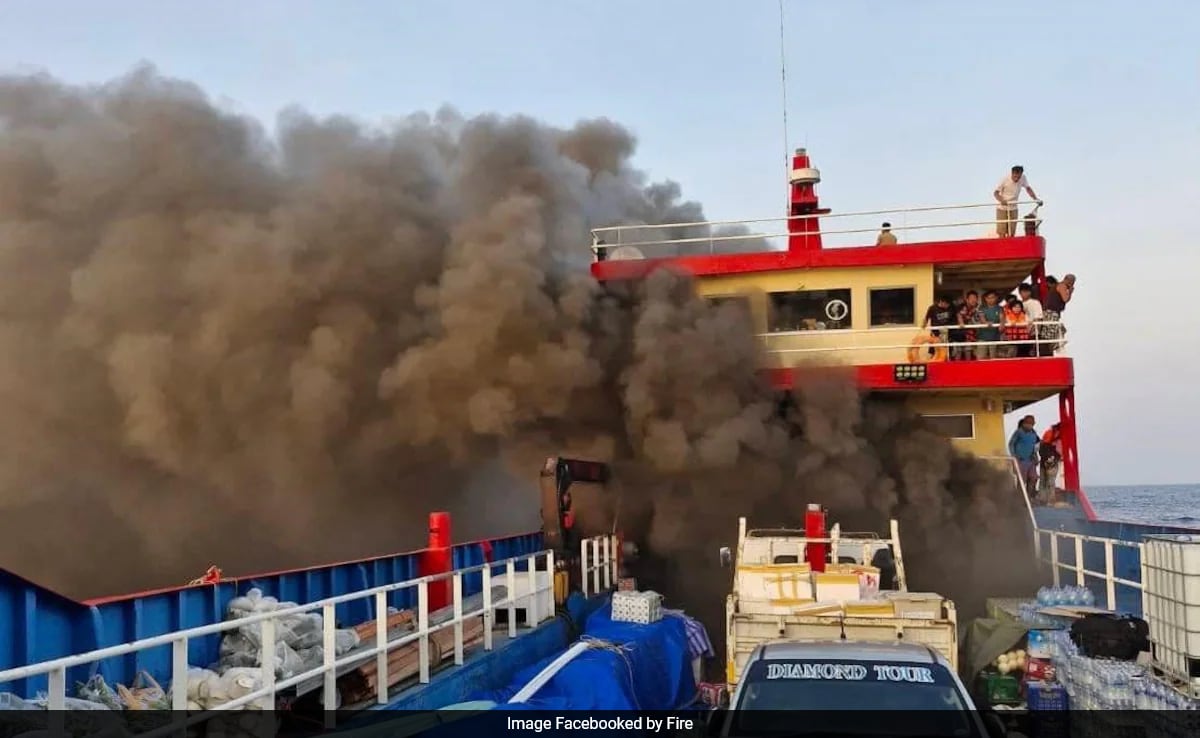 Watch: Swift Action By Officials Saves Over 100 On Burning Ferry In Thailand