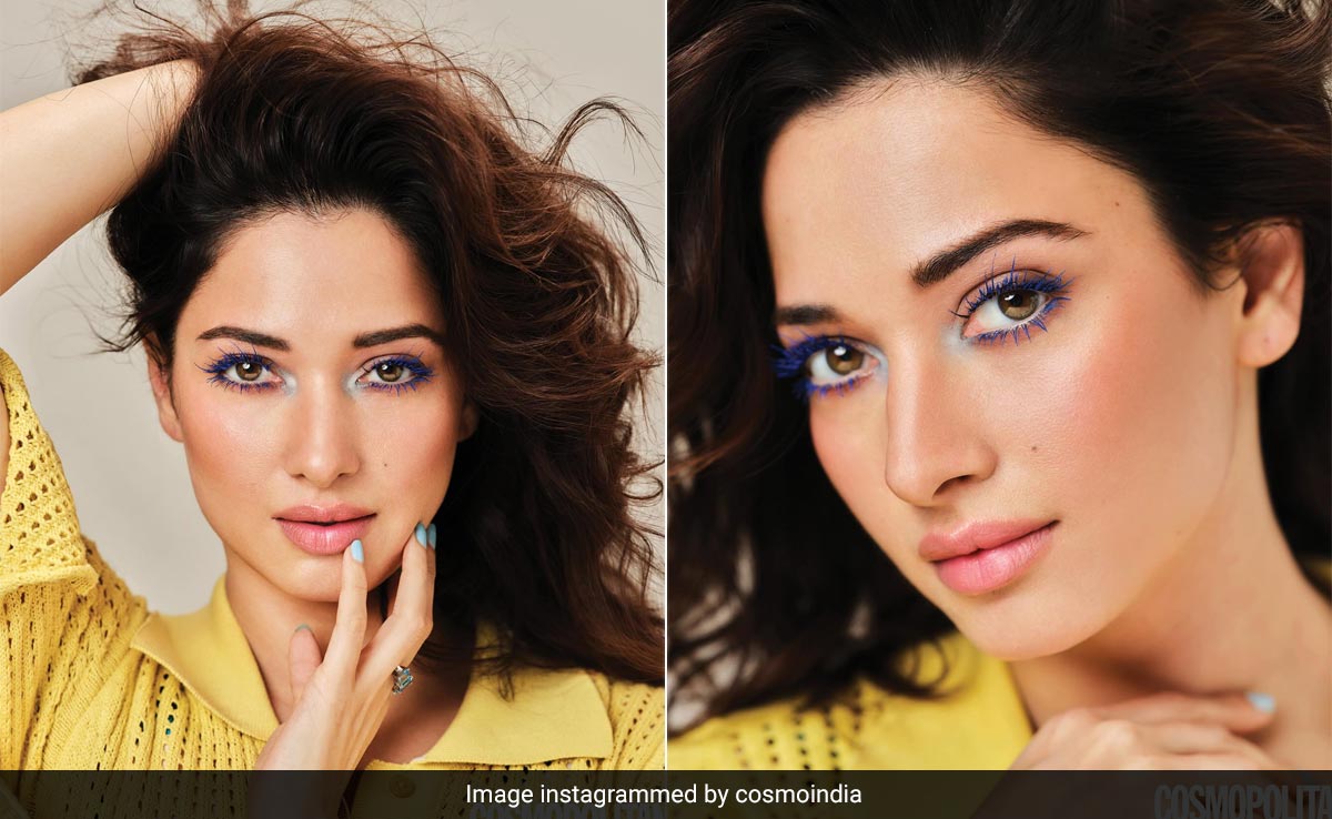 Tamannaah Bhatia Recreates Summer 2024's Hottest Makeup Trends With Frosty Lids And Vivid Lashes