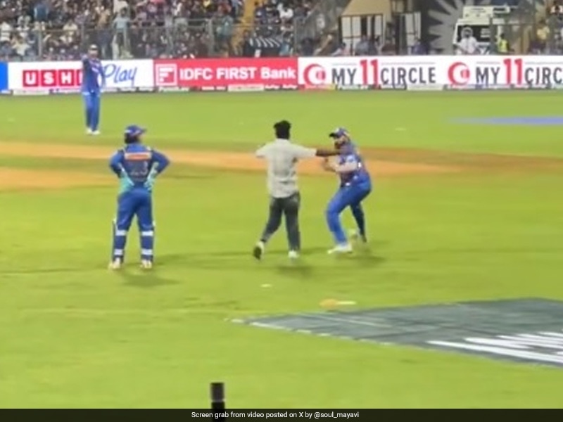 Watch: Rohit Scared As Massive Security Breach Startles All In IPL Game