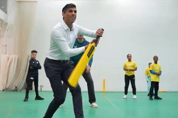 Watch: UK PM Rishi Sunak Bats Against England Pace Legend James Anderson