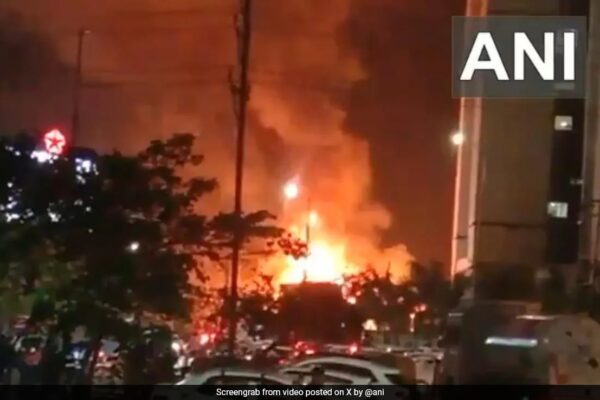 Video: Massive Fire At Greater Noida Restaurant, No Casualties Reported