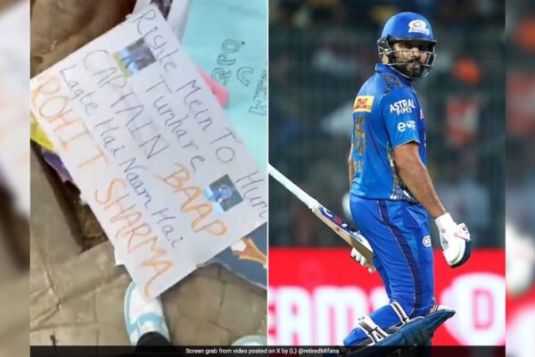 'Rohit Sharma' Placards Not Allowed At Wankhede? Video Goes Viral