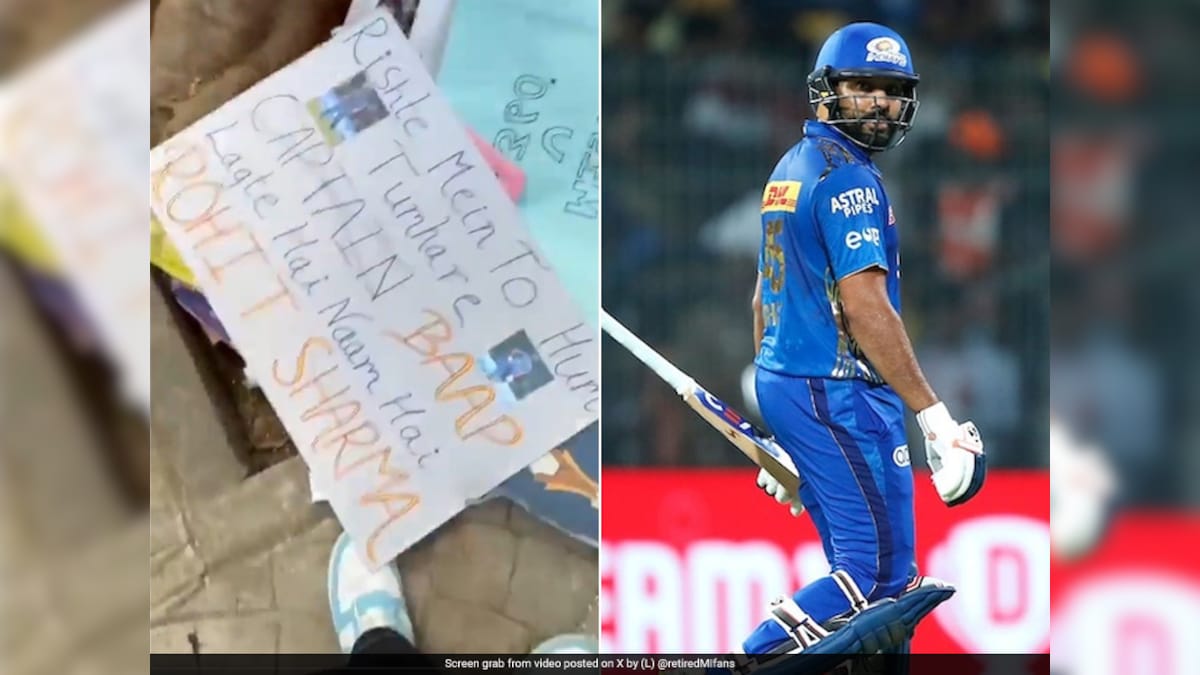 'Rohit Sharma' Placards Not Allowed At Wankhede? Video Goes Viral