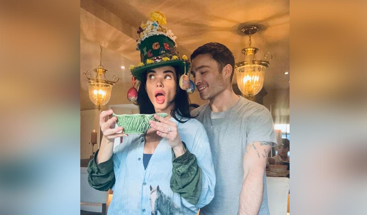 Amy Jackson shares sweet snaps with fiancé Ed Westwick, son Andreas