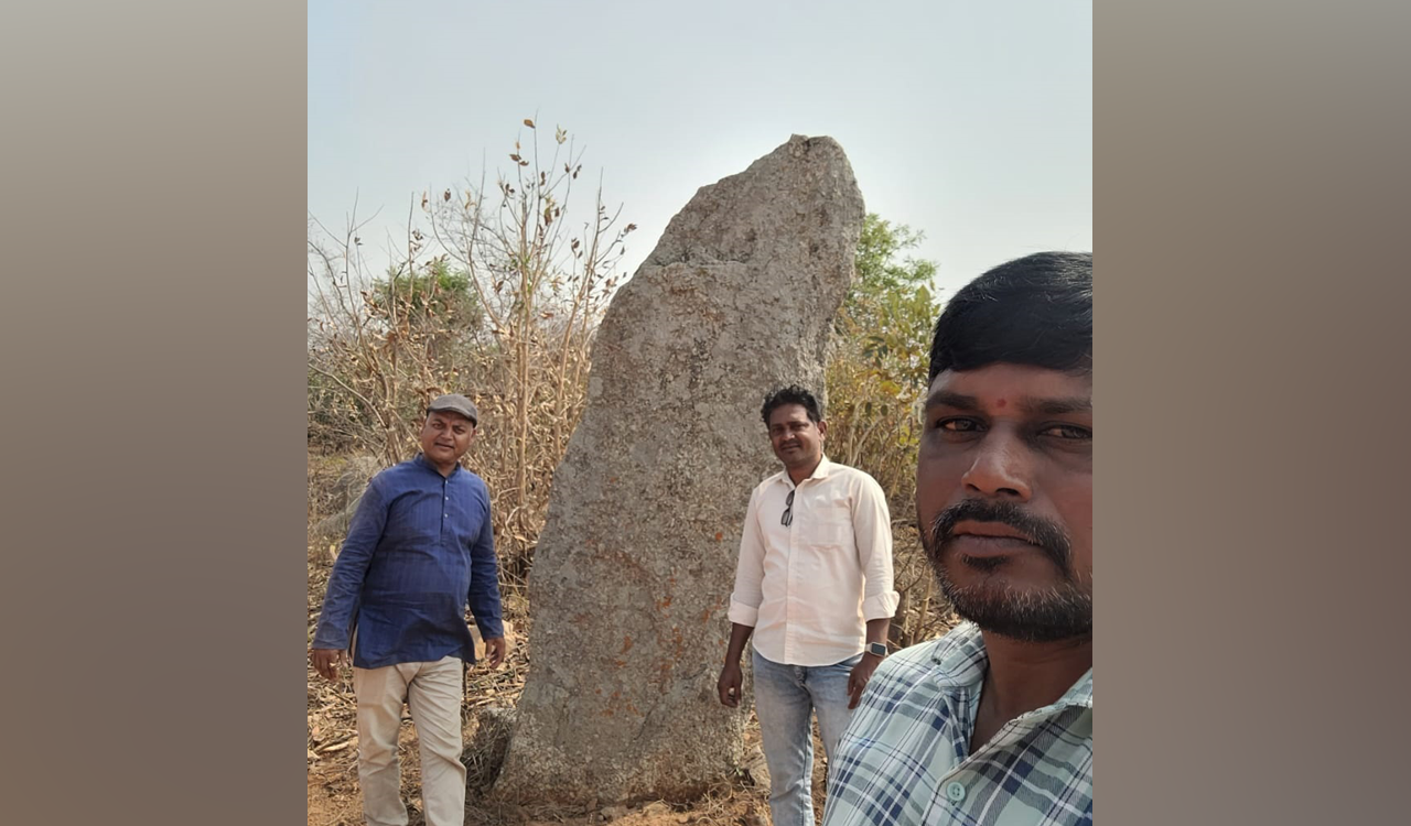 Ancient megalithic tombs unearthed in Medchal by KTCB