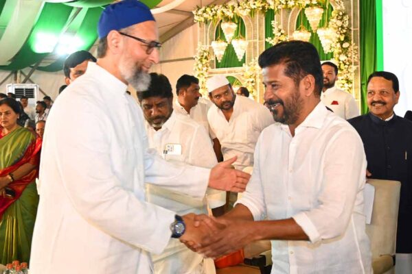 BJP accuses Congress of secret pact for Owaisi Win