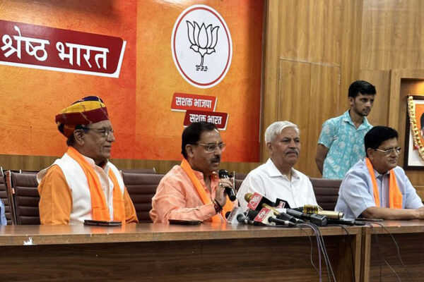 Former DGP of Rajasthan ACB joins BJP