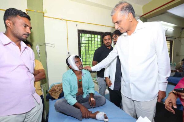 BRS demands 50 lakh compensation to chemical factory blast victims