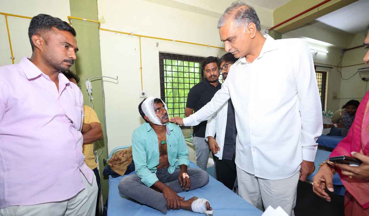 BRS demands 50 lakh compensation to chemical factory blast victims