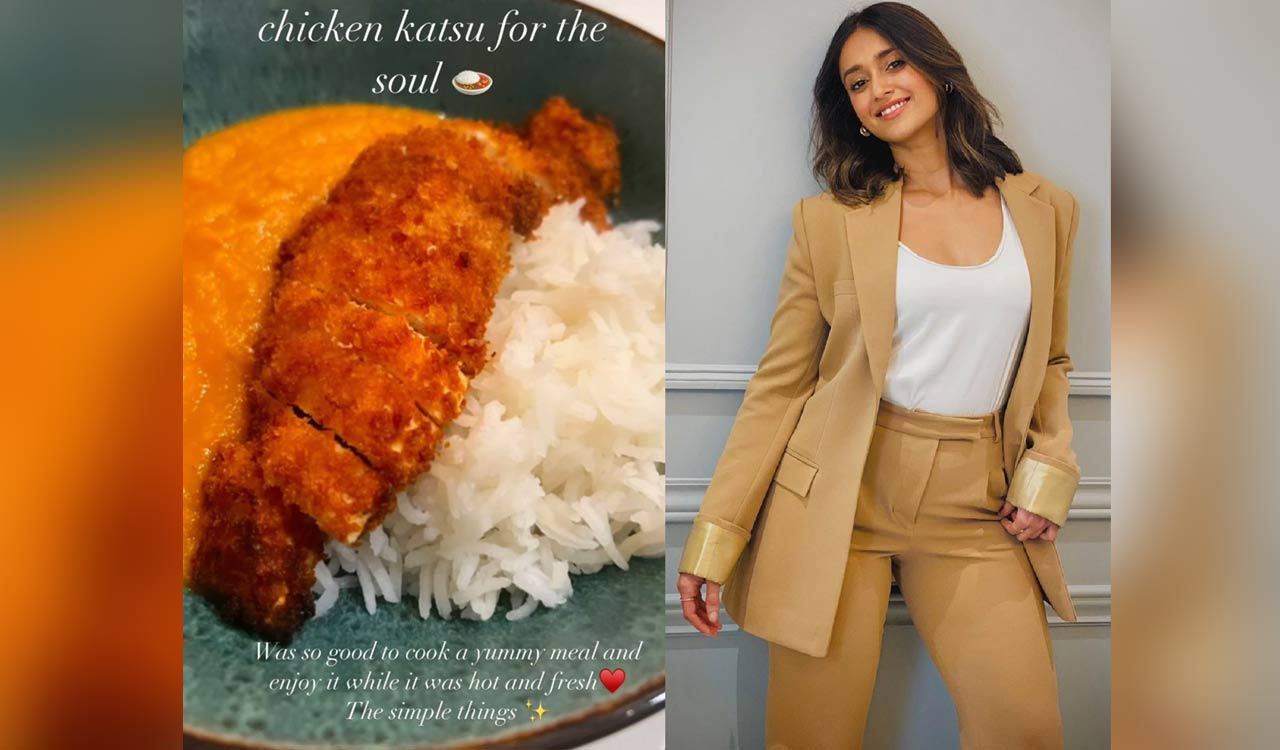 Ileana D’Cruz whips up ‘chicken katsu for the soul’ as ode to simplicity