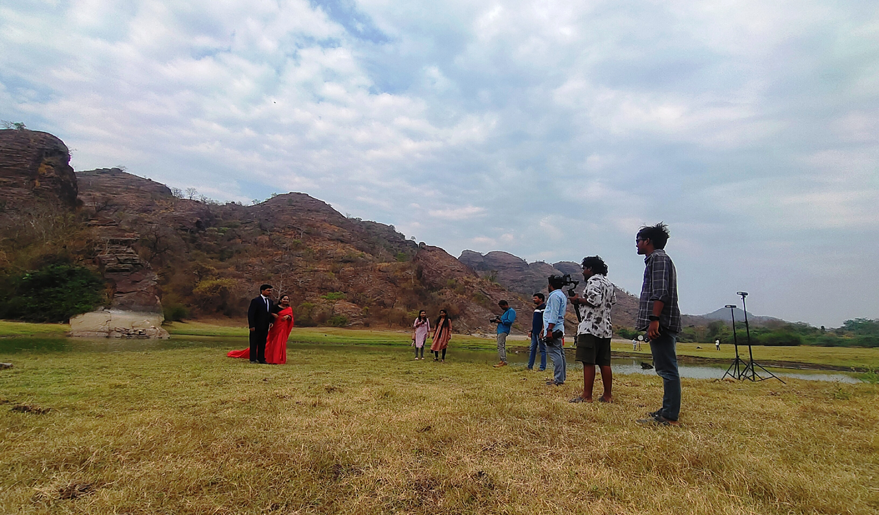 Forts, quarries, crocodile sanctuary become wedding shoot hotspots in Mancherial