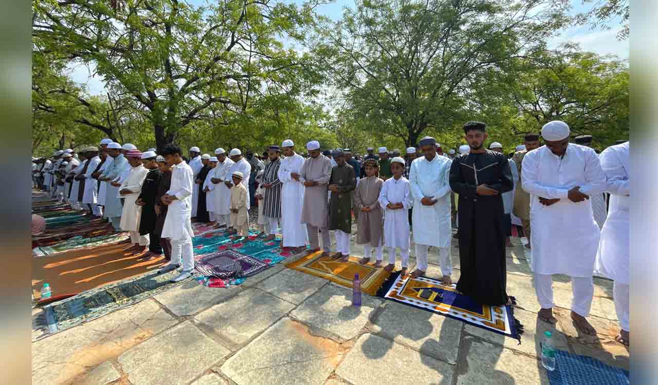 Muslims across Telangana celebrate Eid ul Fitr