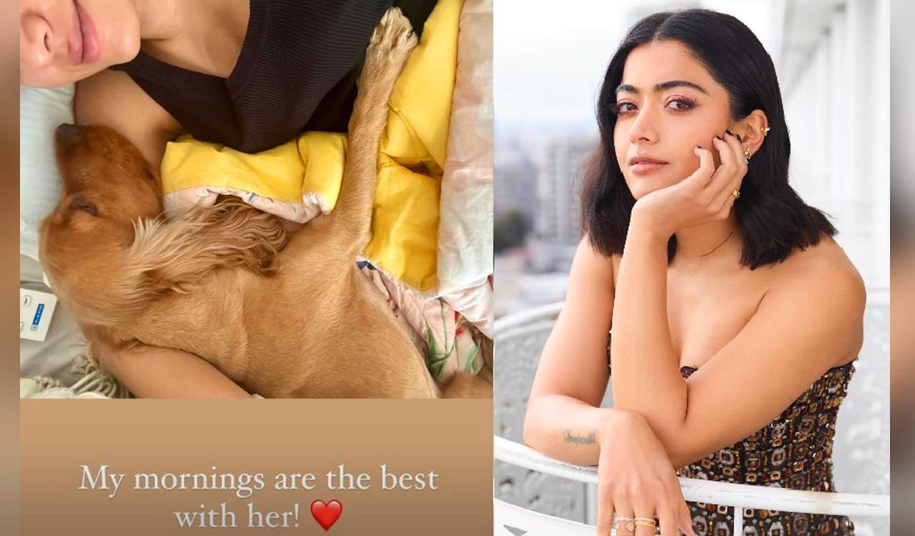 Rashmika Mandanna reveals who makes her mornings the “best”