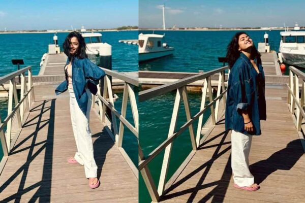 Rashmika Mandanna urges fans to live life fully on vacation