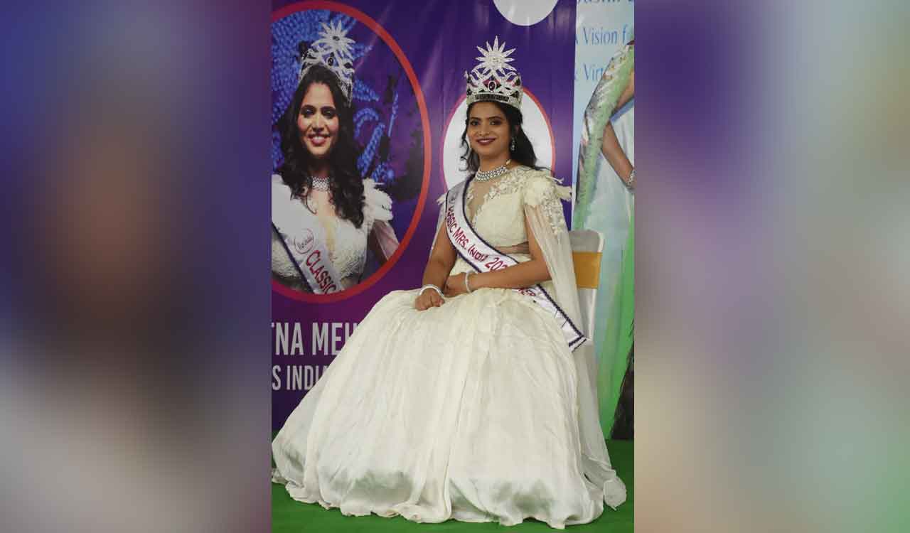 Ratna Mehera from Hyderabad wins Classic Mrs India 2024