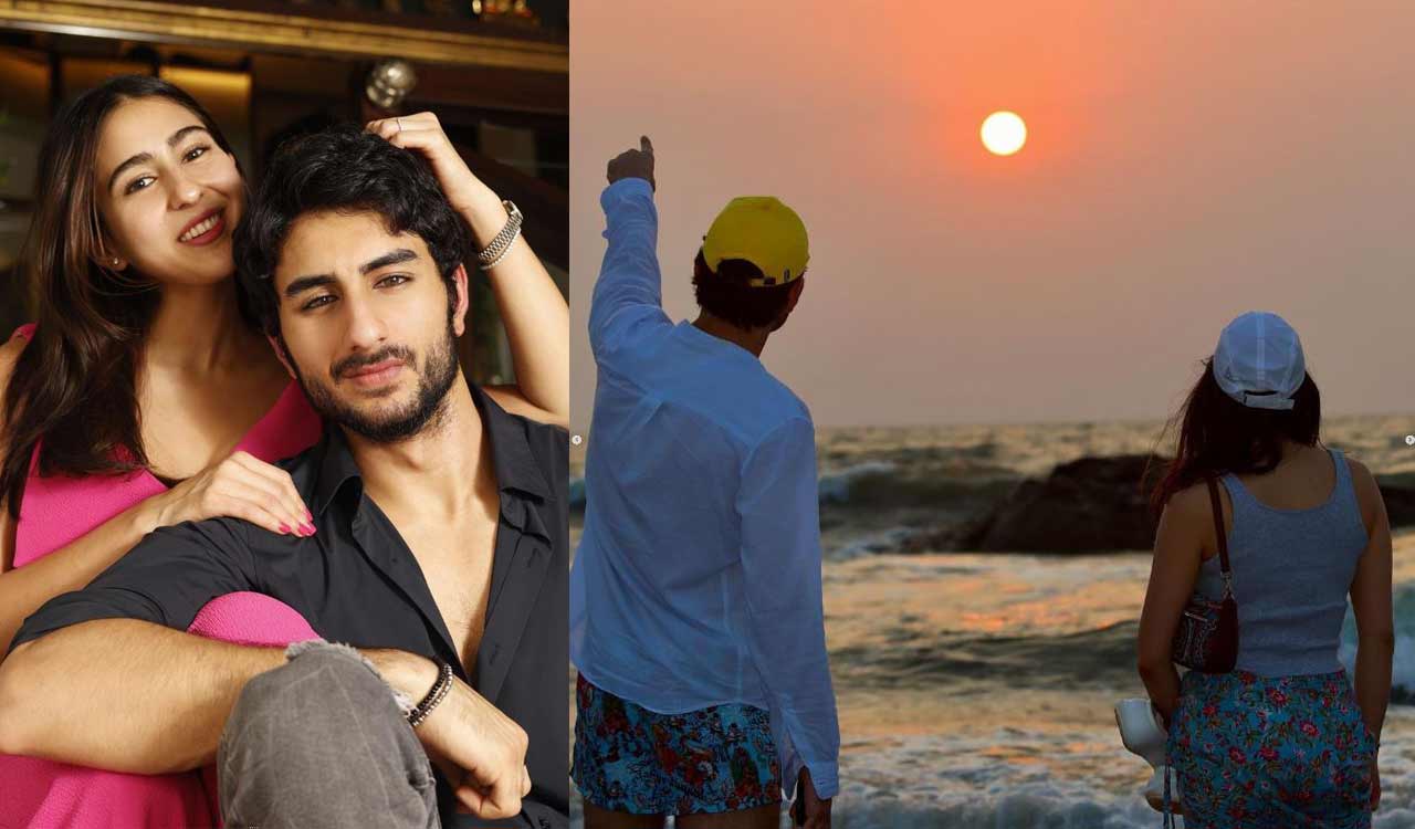 Sara Ali Khan bonds with brother Ibrahim in vacation snaps