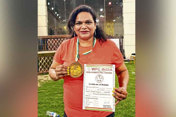 TS’ Shilpa clinches Silver in Powerlifting