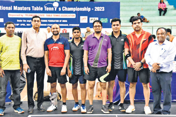State paddlers win title in UTT 30th Masters National Table Tennis Championships