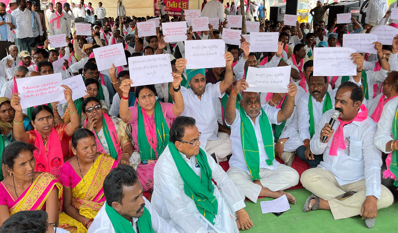 Congress-led govt utterly failed in supporting distressed farmers: Ramanna