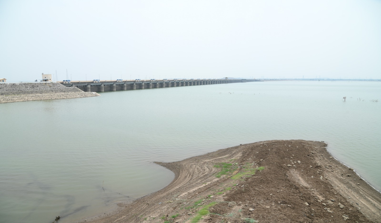 Water levels in irrigation projects dip drastically in erstwhile Adilabad