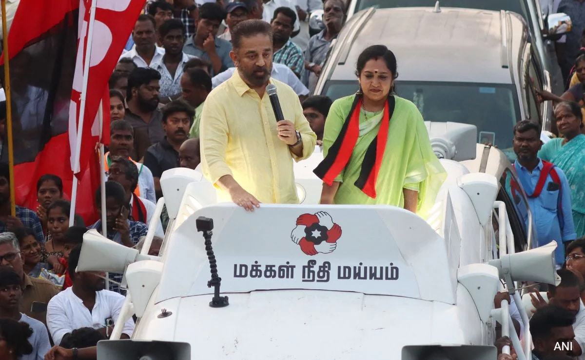 "India Should Follow Dravidian Model": Kamal Haasan Campaigns For DMK