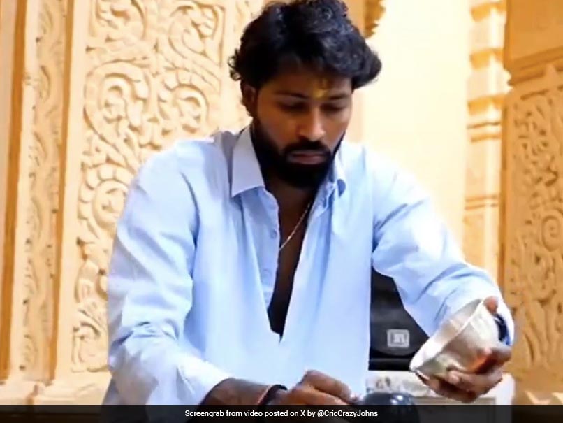 Watch: Under Fire MI Captain Pandya Offers Prayers At Somnath Temple