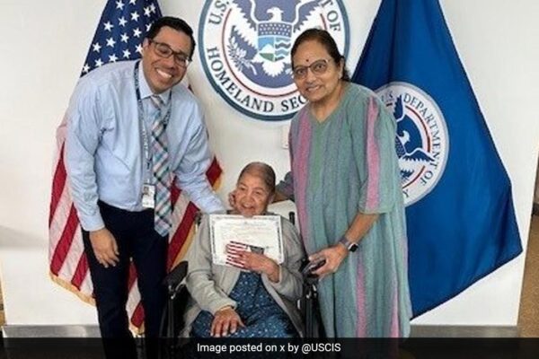 "Age Is Just A Number": 99-Year-Old Indian Woman Granted US Citizenship