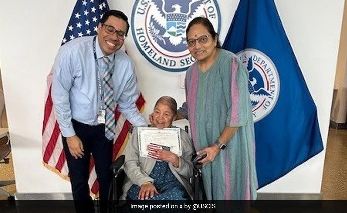 "Age Is Just A Number": 99-Year-Old Indian Woman Granted US Citizenship