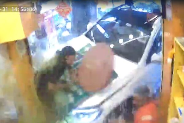 Video: Lawyer Drives Mercedes SUV Into Delhi Kachori Joint, 6 Injured