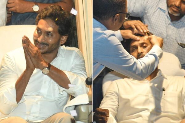 Jagan Reddy Injured In Stone-Throwing While Campaigning In Andhra Pradesh