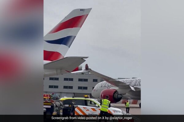 2 Planes Graze Each Other At UK's Heathrow Airport