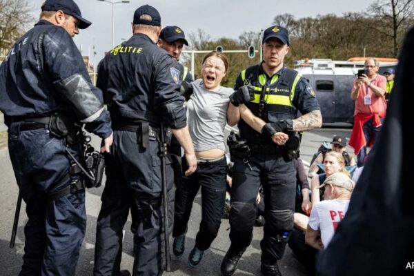 Greta Thunberg Detained At Dutch Protest Against Fossil Fuel Subsidies