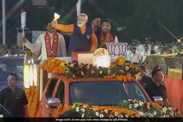 PM Launches BJP's Poll Campaign In Madhya Pradesh With Roadshow In Jabalpur