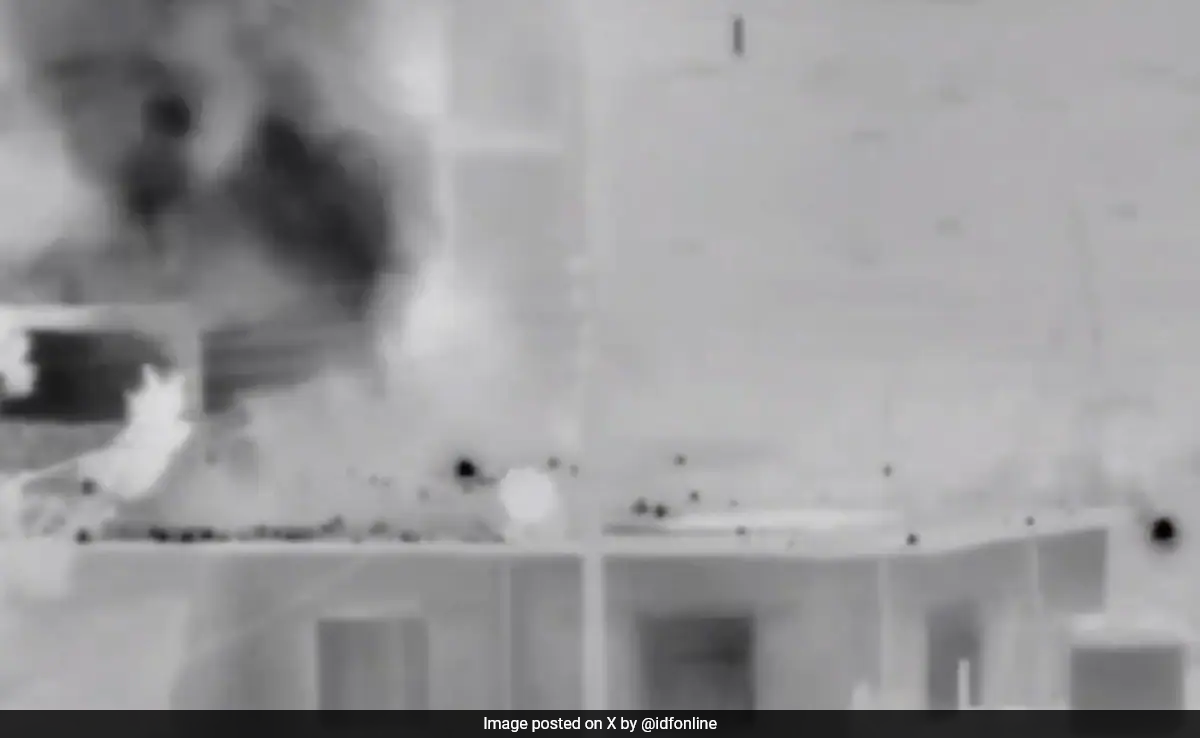 Israel Hits Hezbollah Targets In Syria, Releases Videos Of Strikes