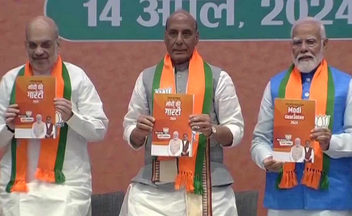BJP's 2024 Election Manifesto Focuses On Uplifting Women, Poor And Youth