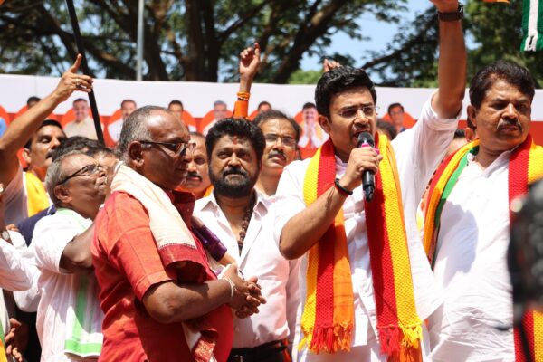 Bengaluru Congress Pick Says Students Forced To Attend Tejasvi Surya Rally