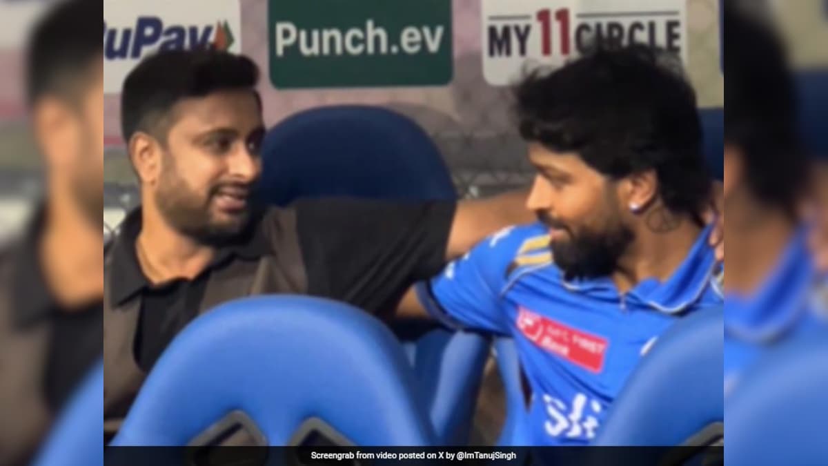 Watch: Ambati Rayudu Consoles Hardik Pandya After Mumbai's Loss vs RR